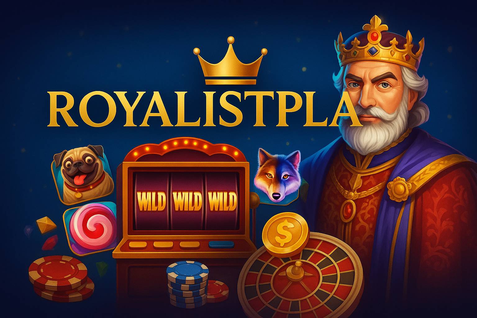 Jogos de cassino online inovadores e emocionantes na ROYALISTPLAY