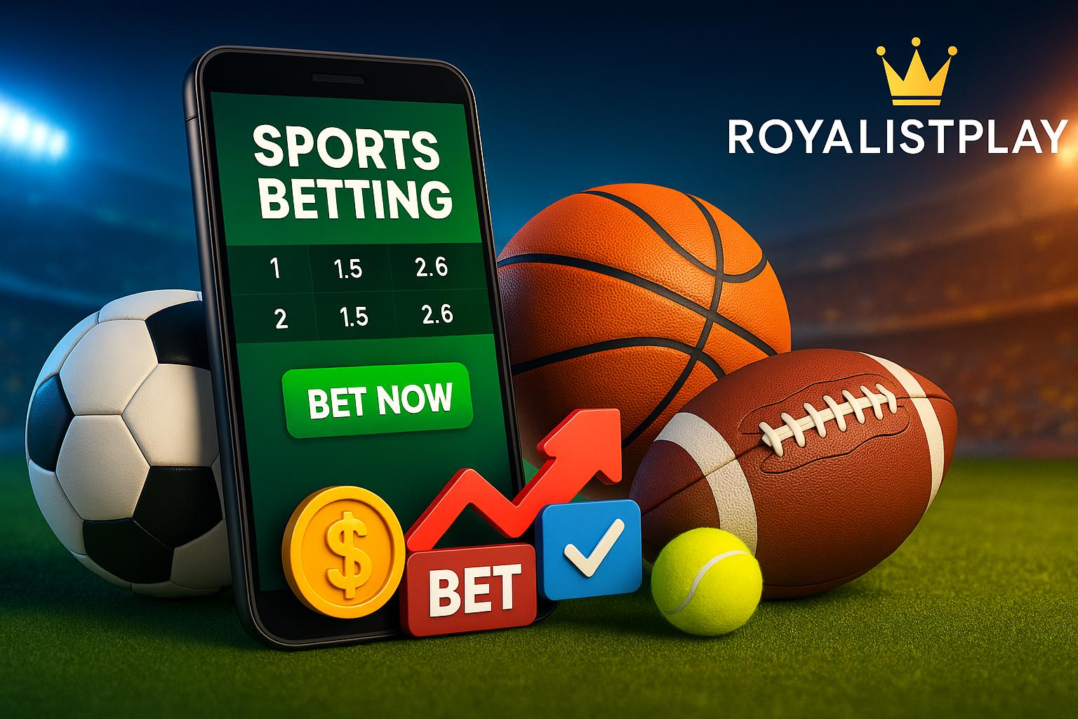 Apostas esportivas no cassino online ROYALISTPLAY