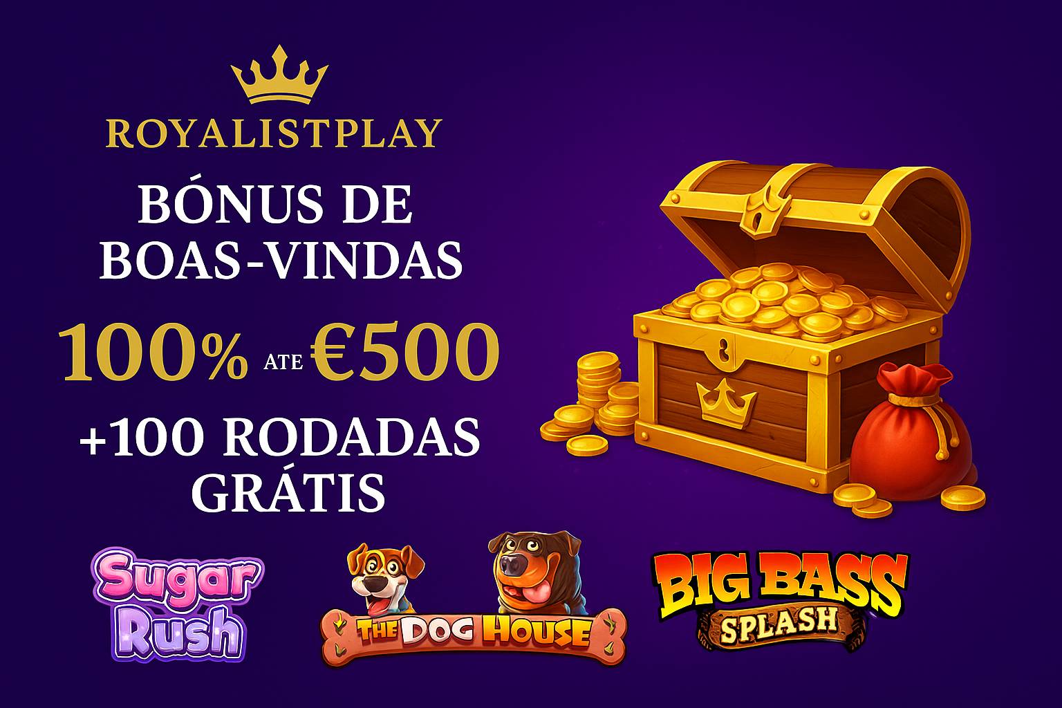 Criar uma nova Conta no plataforma ROYALISTPLAY